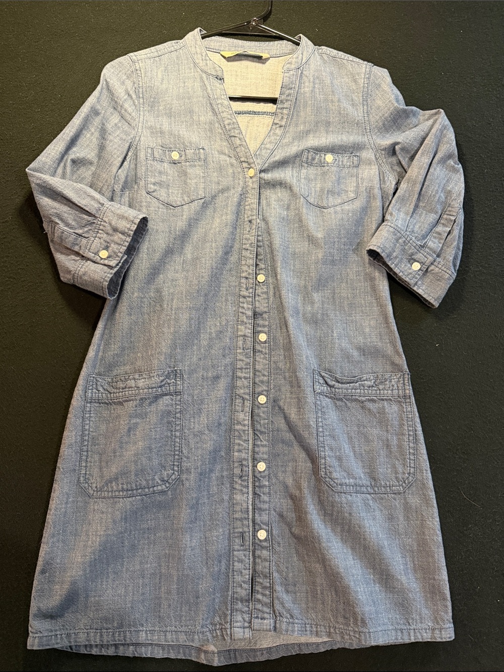 Old Navy Light Blue Chambray Button‑Front Dress